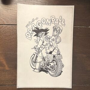 Dragon Ball Black and White coloring sticker